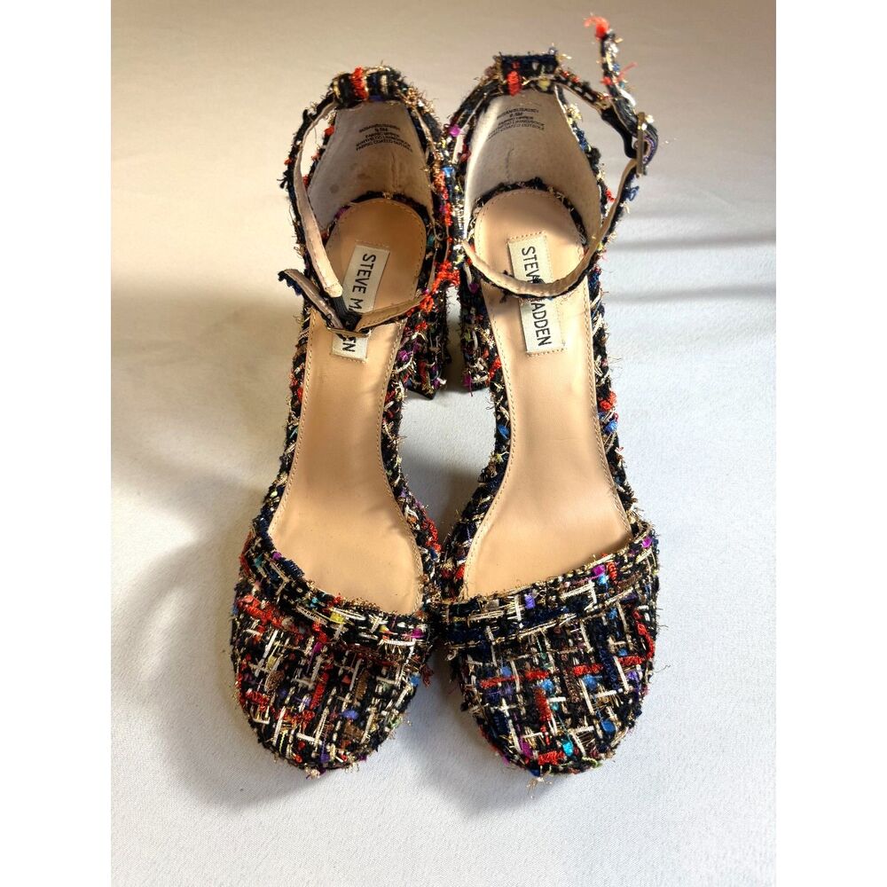 Steve Madden, Multicolored tweed heels (Chanel Style)